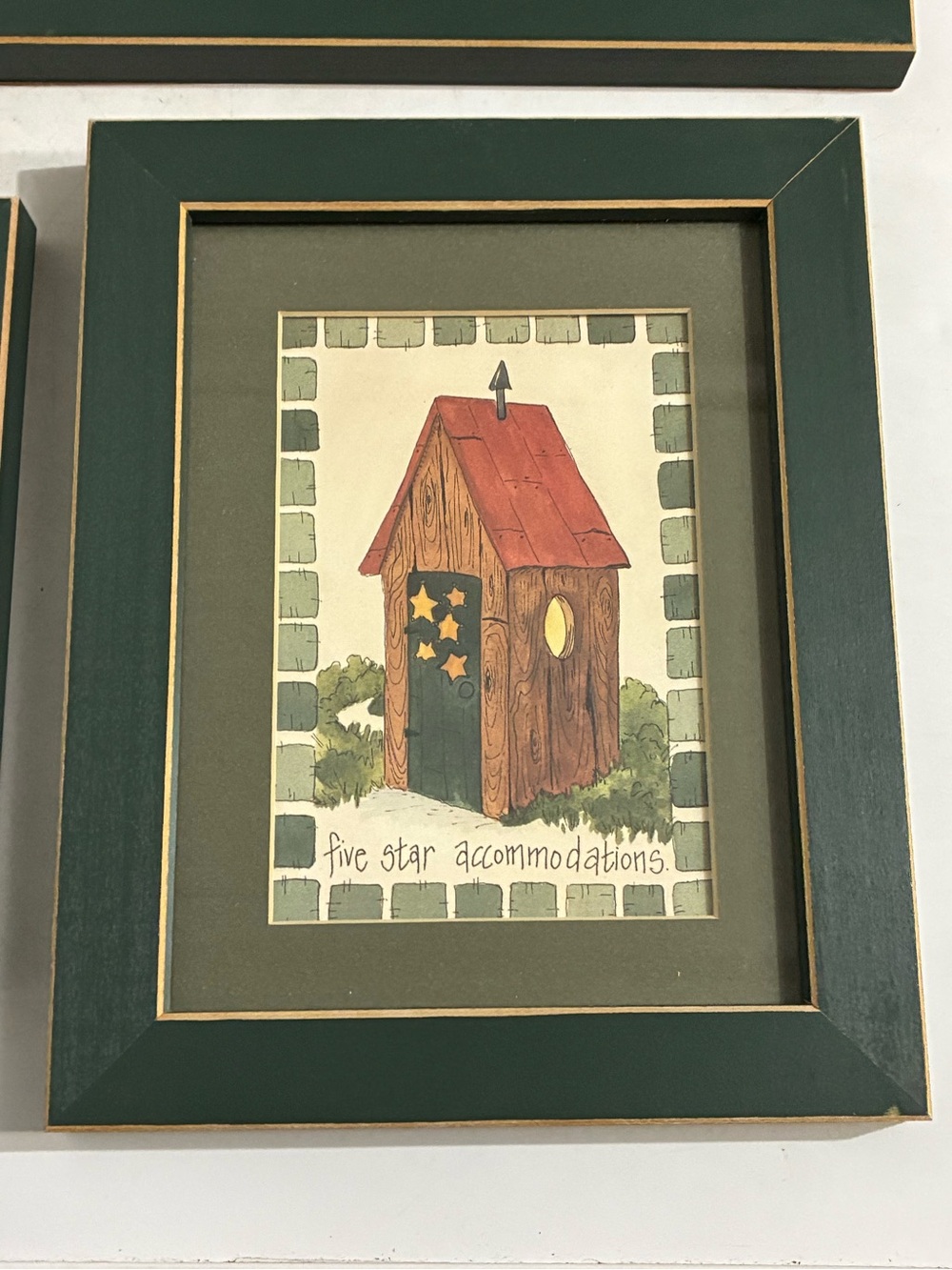Five Star Accommodations Wall Art - Carol Robinson Outhouse Print